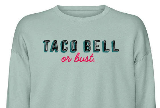 Taco Bell sweatshirt